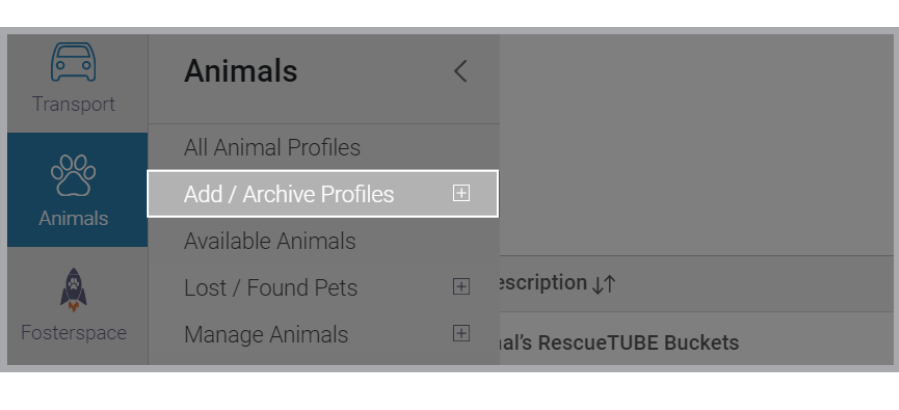 How to Add Animal Profiles