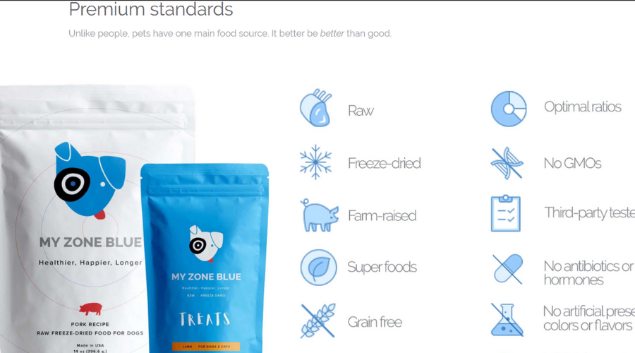 my zone blue all-natural Pet Food Prevents Chronic Diseases in pets