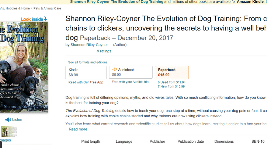the evolution of dog training shannon riley coyner