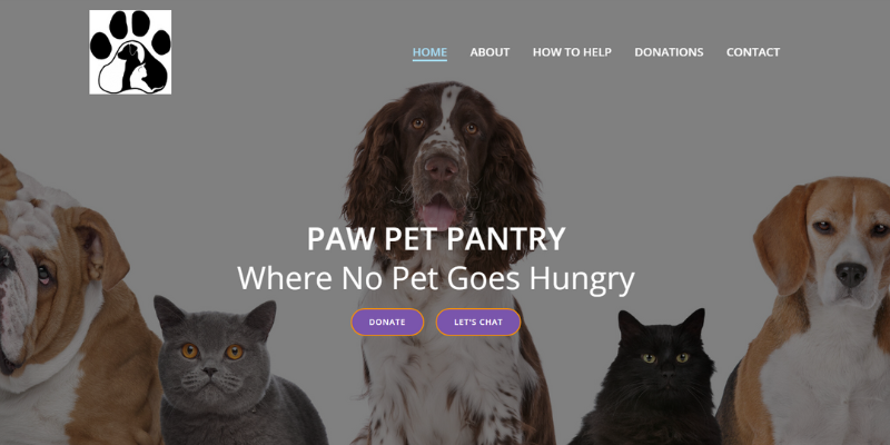 Food Pantries for Cats and Dogs In Need | Paw Pet Pantry